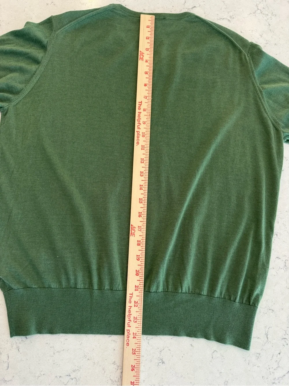 Giorgio Armani Black Label premium blend cashmere silk sweater Men’s Sz 48 Green